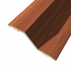 Junta de aço para desnível 8-14 mm, adesiva, flooring, sapeli, 166 x 3,6 cm