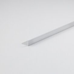 Perfil bricolage ângulo l, em alumínio prata, 1000 x 20 x 10 mm
