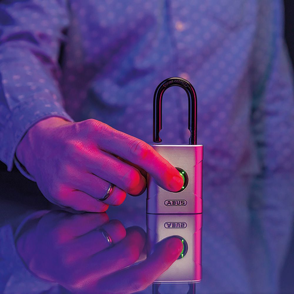 Cadeado impressão digital abus touch 50mm 57/50 abus - Image 5