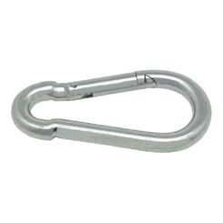 Mosquetão bombeiro sem segurança, MSQ01, aço galvanizado, 8 x 80 mm