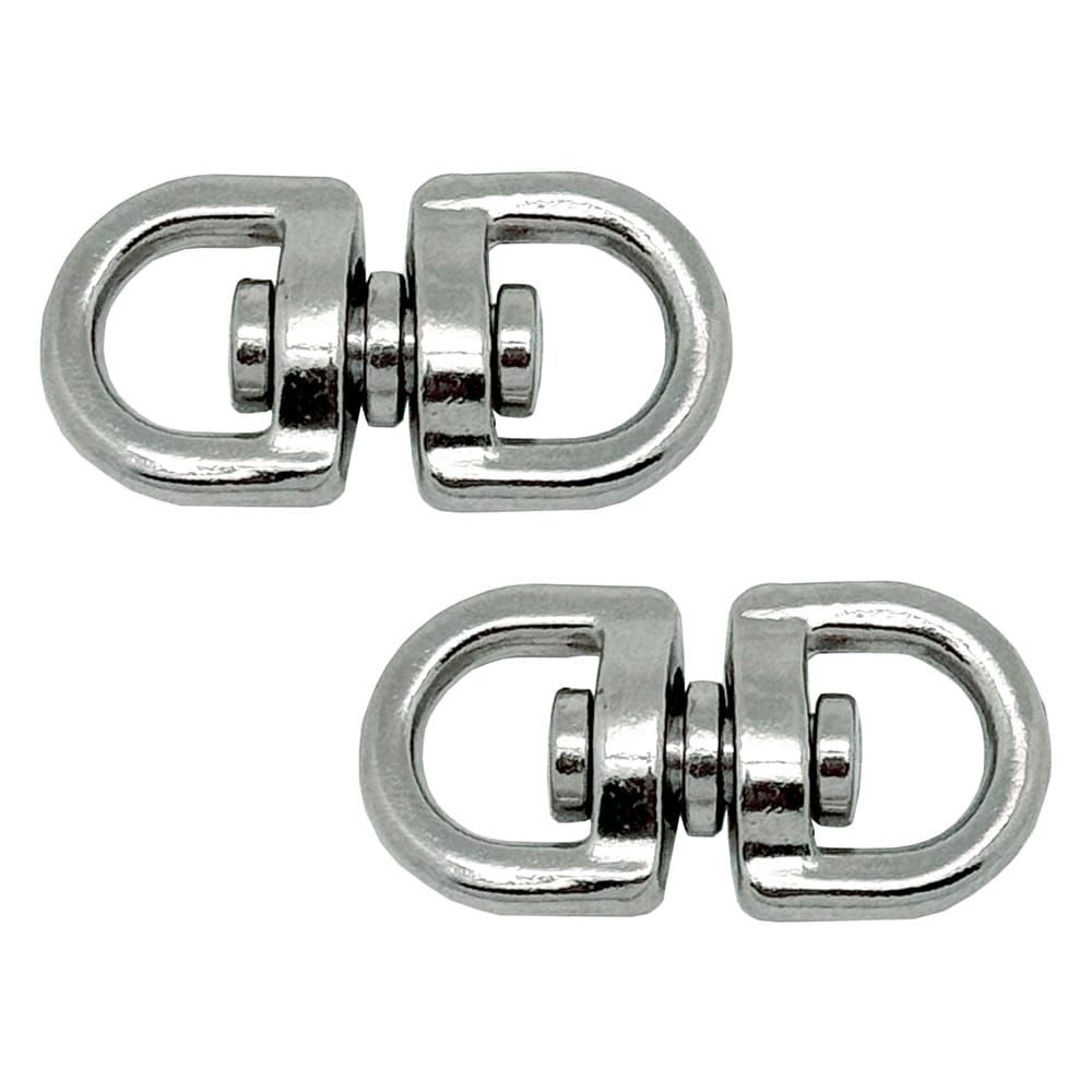 Anel giratório AP12, aço niquelado , 5/8" 16 mm. 2 unidades