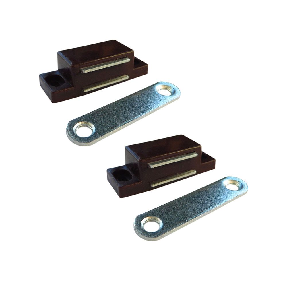 Fecho magnético IM02, castanho, 42 x 18 mm, 2 unidades
