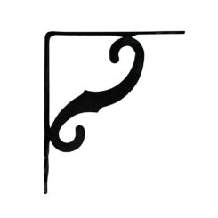 Esquadro ornamental PLM05 preto 230 x 190 mm