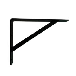 Esquadro reforçado PLM04 preto 600 x 400 mm