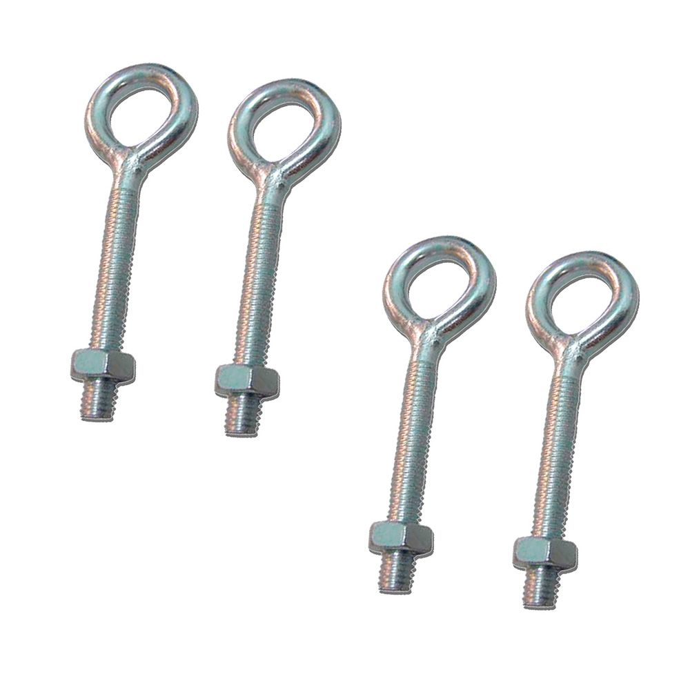Camarão fechado soldado com porca HM01, M5 x 40 mm, zincado, blíster 4 unidades