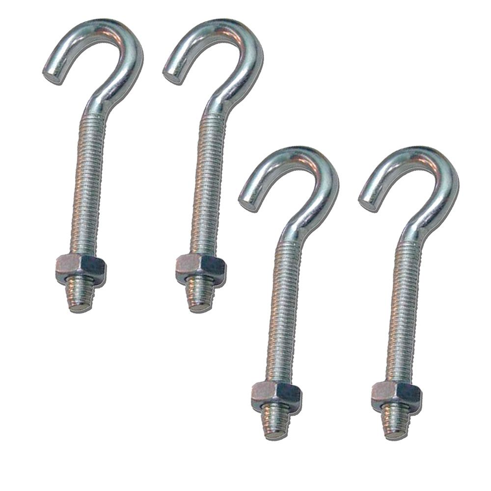 Camarão aberto com porca HM02, M3 x 30 mm, zincado, blíster 4 unidades