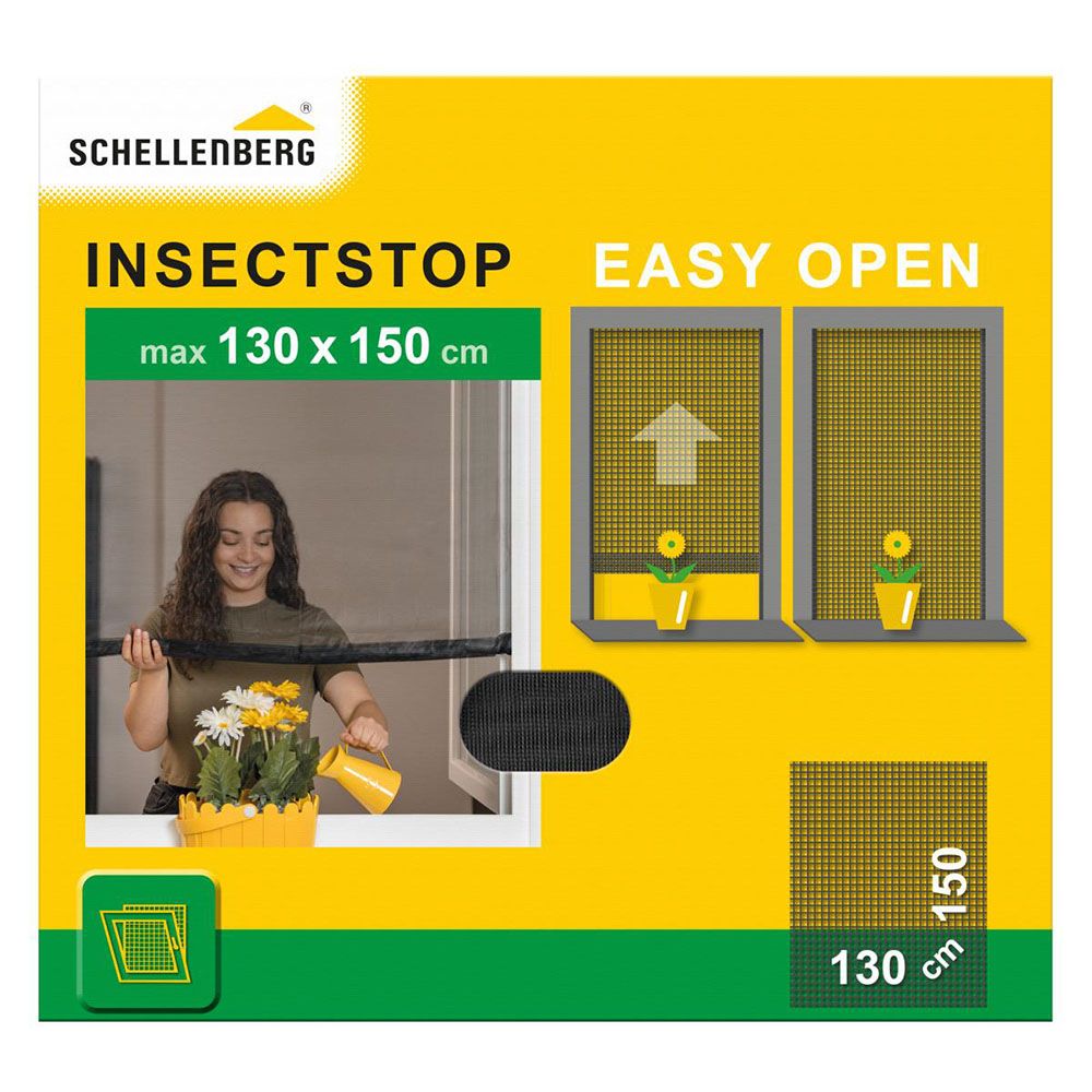 Mosquiteiro easy open, antracite, 130 x 150 cm