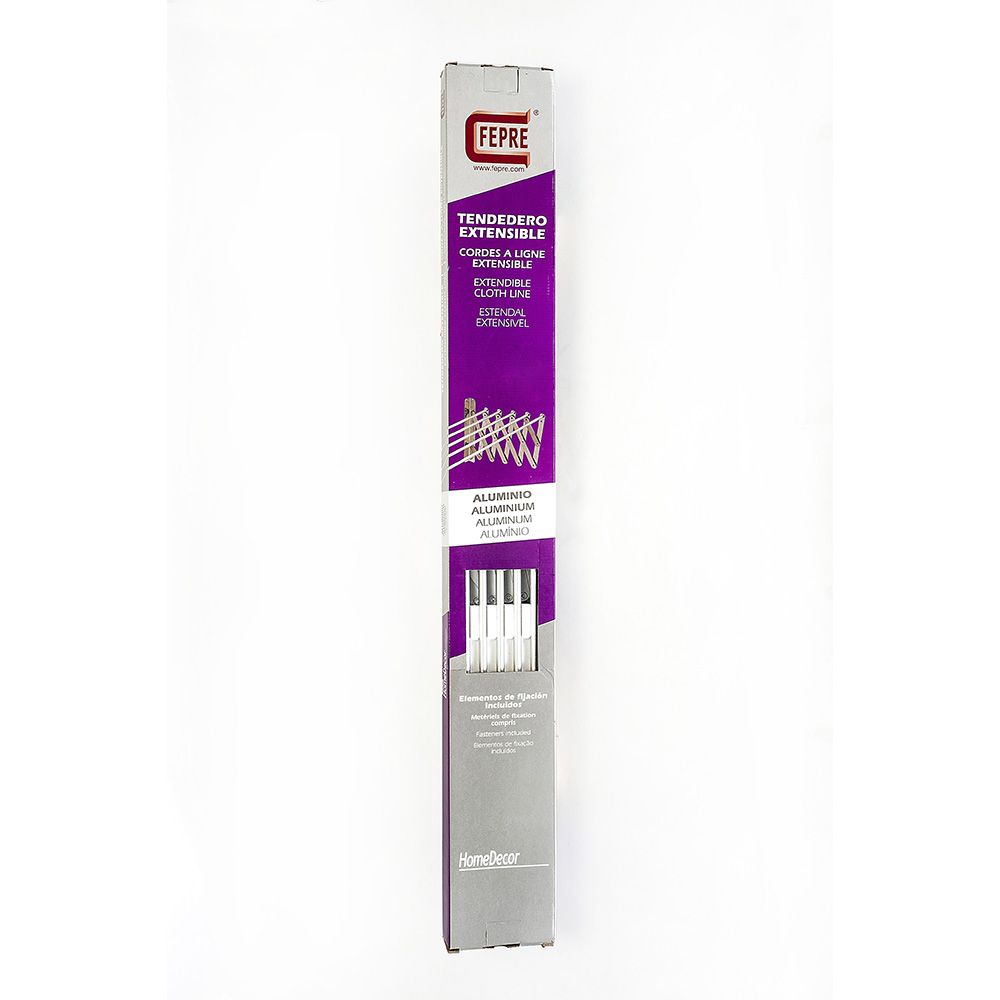 FEPRE Varal de alumínio, 120 cm de comprimento - Image 2