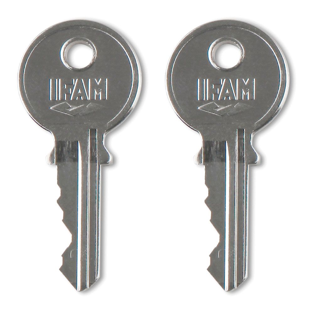 Cadeado de aço INOX 40 inoxidavel 40mm. com 2 chaves. arco normal. ifam - Image 3