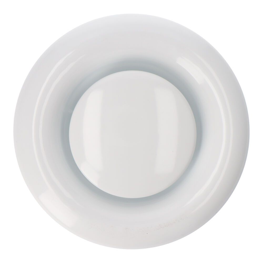 Difusor de entrada redondo Ø95x47mm ABS branco