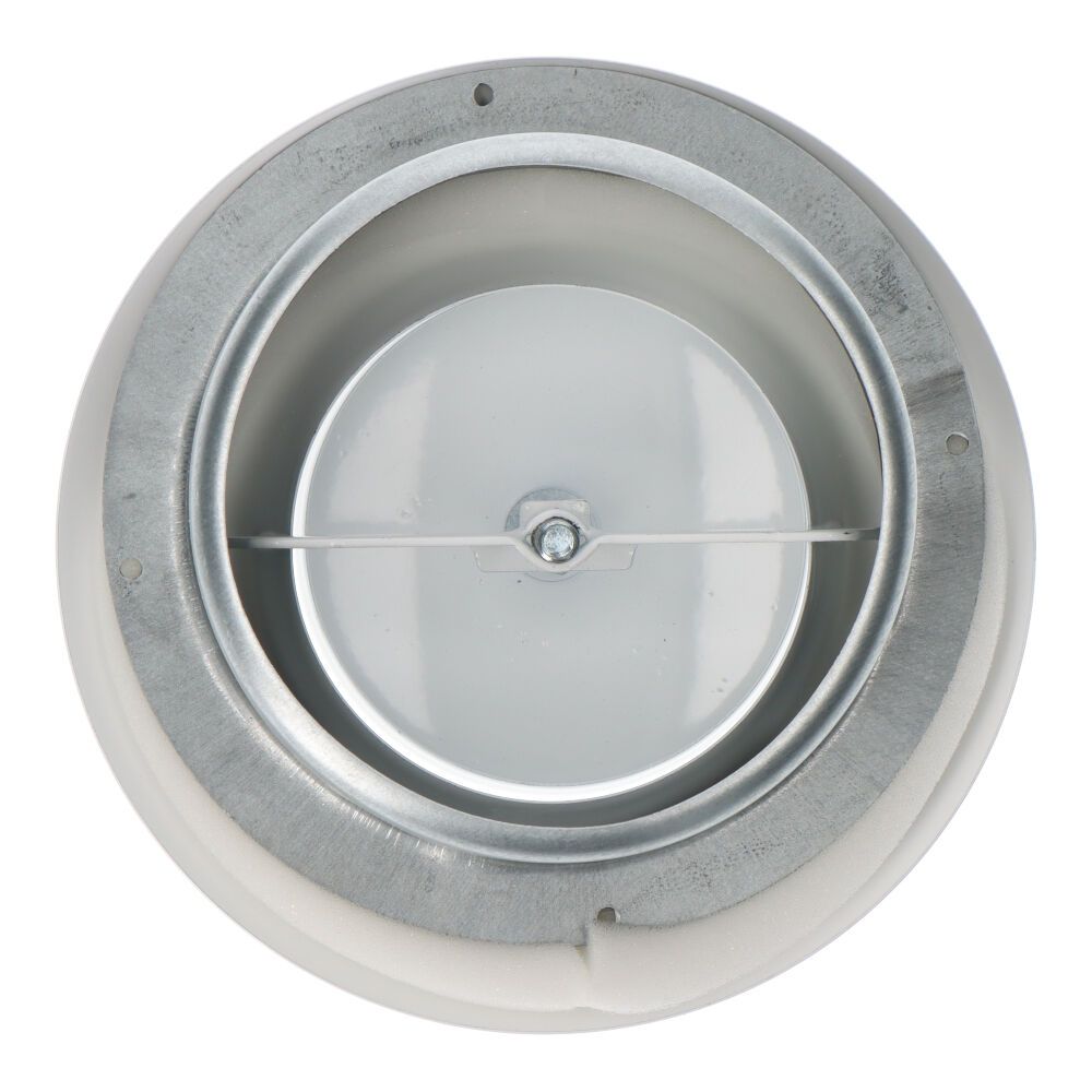 Difusor de entrada redondo Ø95x47mm ABS branco - Image 2