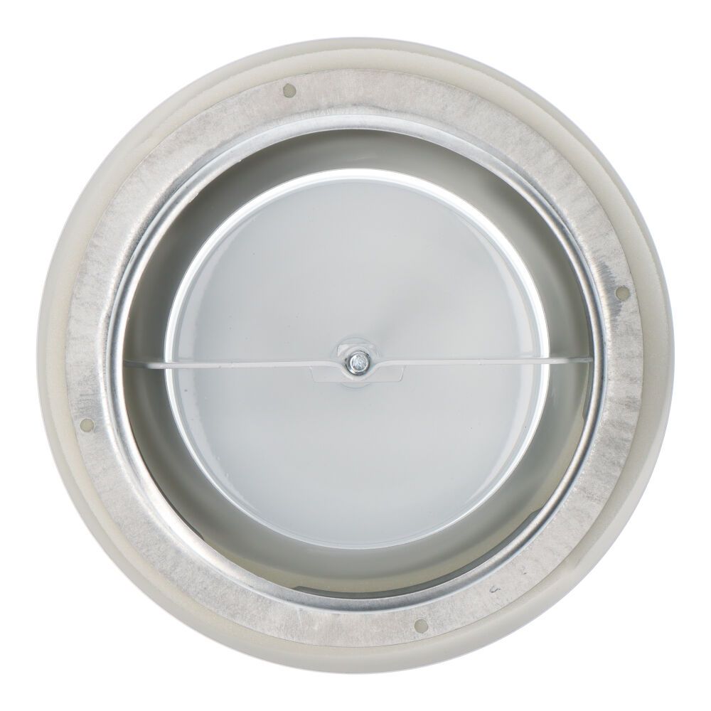 Difusor de entrada redondo Ø125x47mm ABS branco - Image 2
