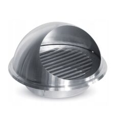 Grelha de ventilação em INOX copa de encastrar Ø125 mm