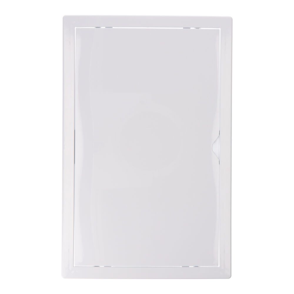 Tampa de registro rectangular de encastrar ABS 25x40cm branca