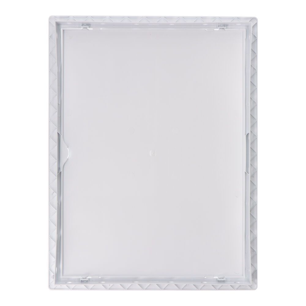 Tampa de registro retangular de encastrar ABS 30x40cm branca - Image 2