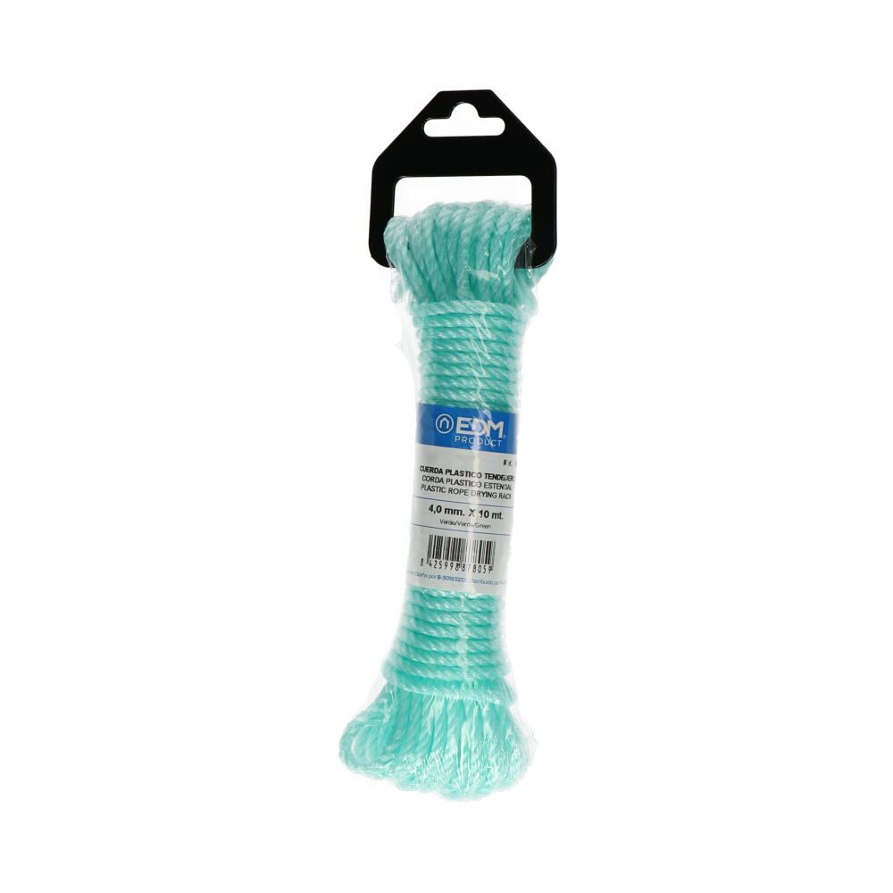Corda de plastico verde, calibre 4 mm x 10 m - Image 2