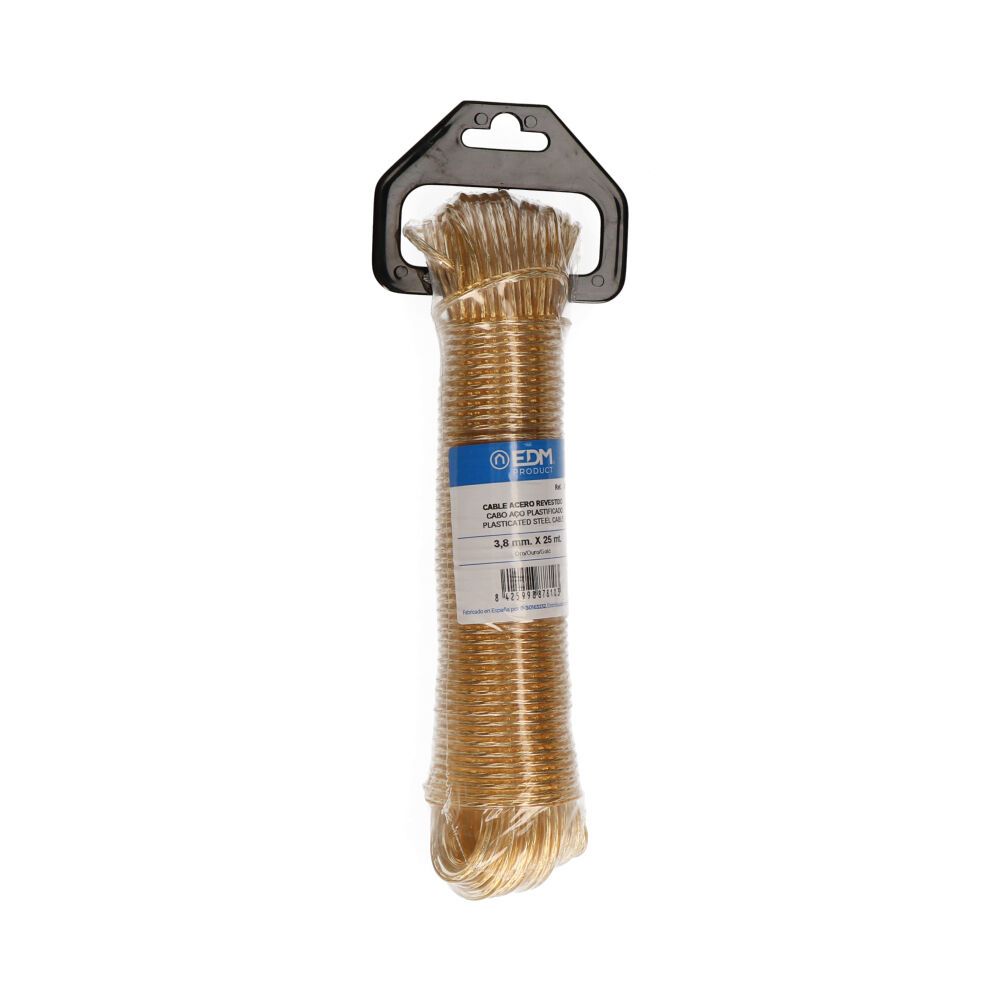 Cabo de aço laminado dourado 25 m - Image 2