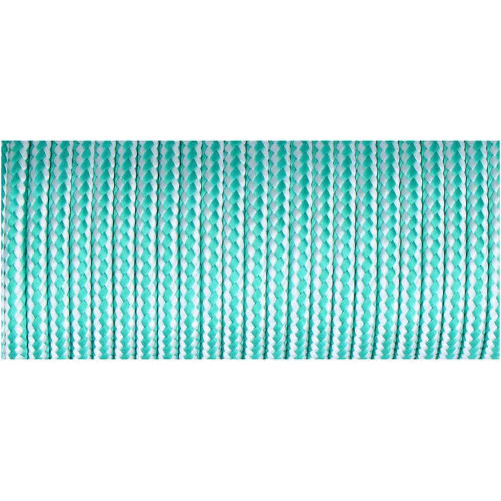 Corda trançada polipropileno verde / branca, calibre 4,5 mm x 15 m - Image 2