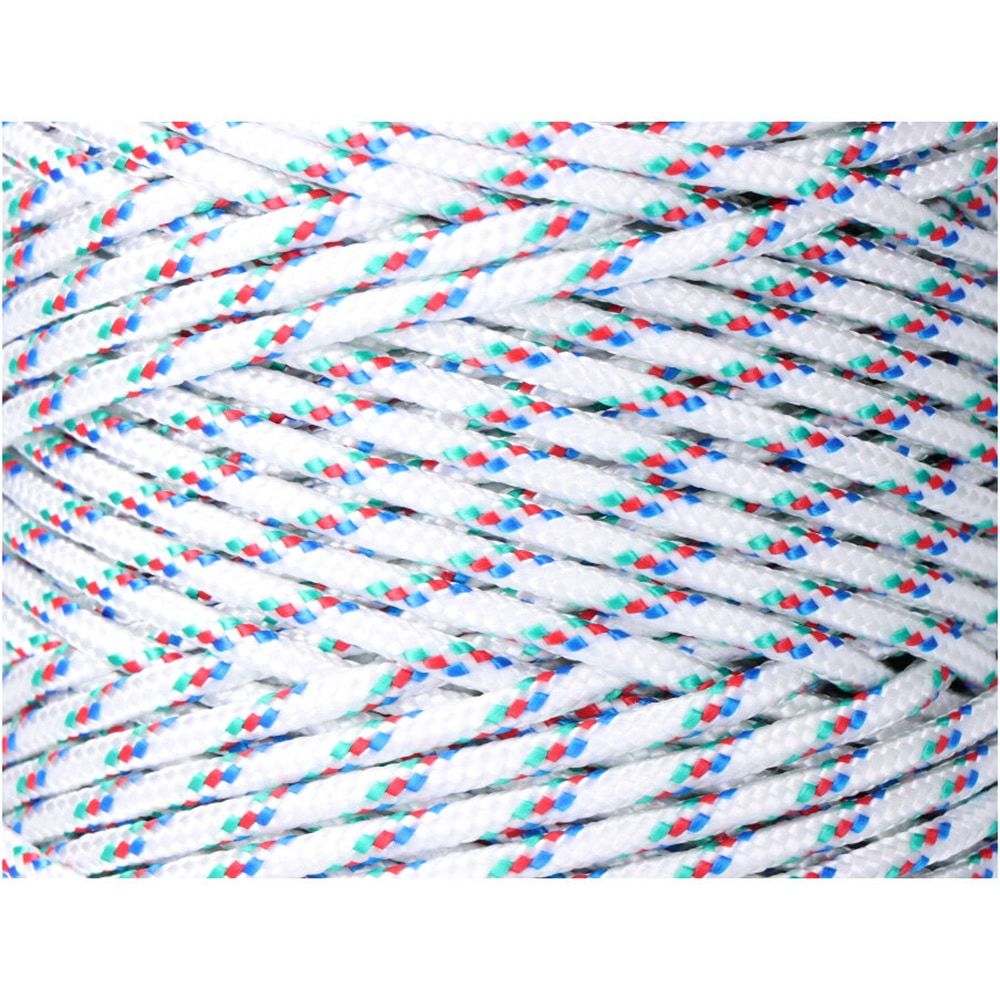 Cordón trenzado polipropileno tricolor, calibre 5 mm x 200 m - Image 2