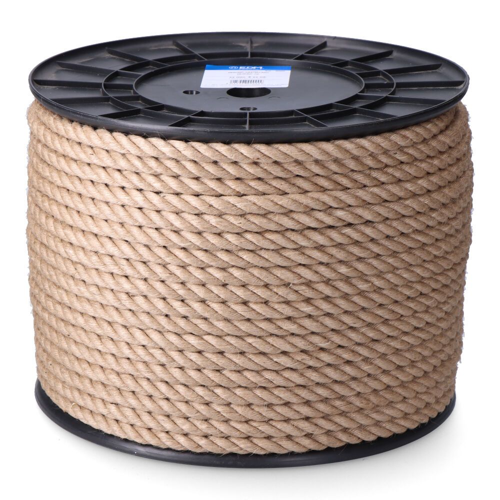 Corda de juta natural de 3 peças calibre 8 mm x 200 m