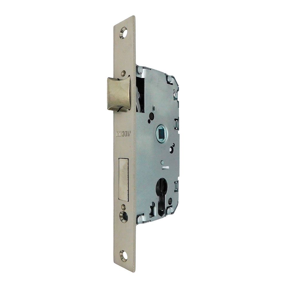 Fechadura de encaixe c/c cre04 40/47 mm níquel acetinado