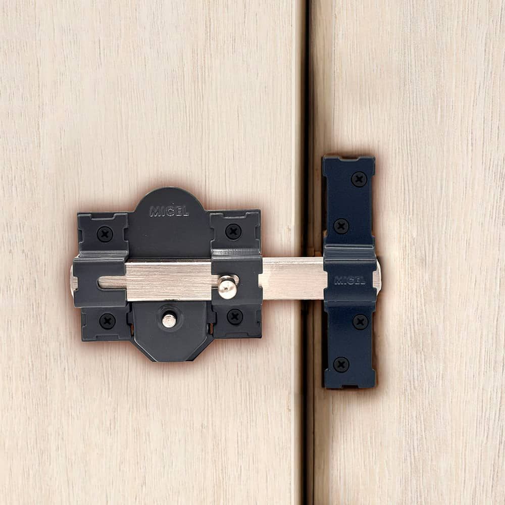 Trinco de sobreposição CRR08 86B/70mm pintado em cinzento - Image 3