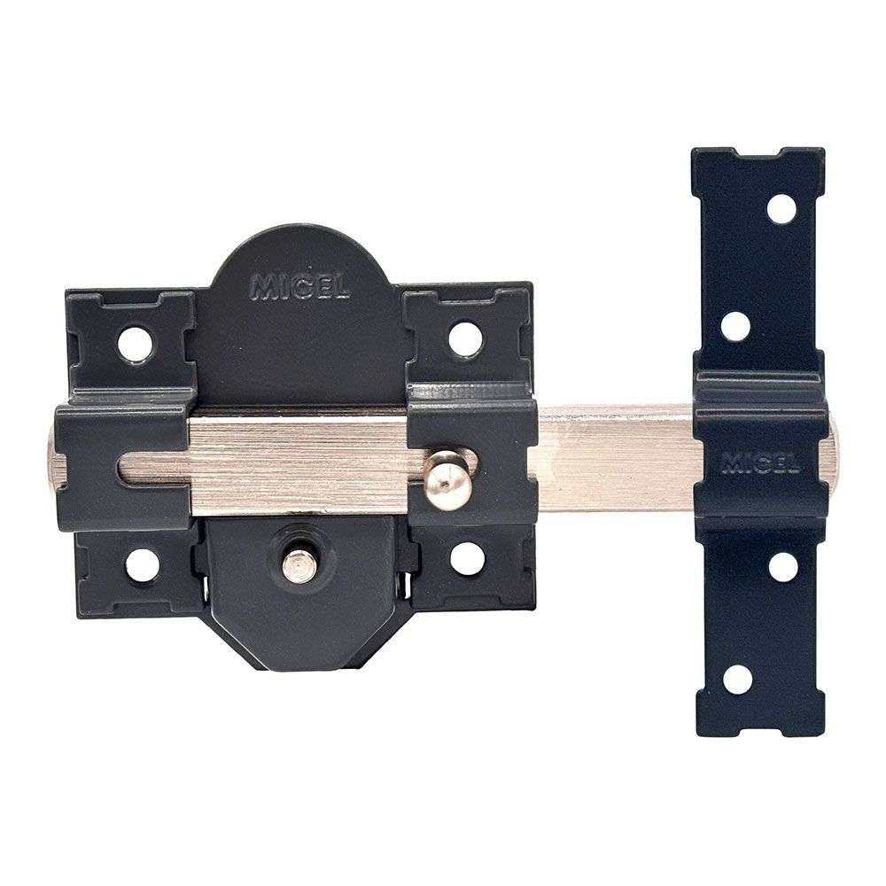Trinco de sobreposição CRR10 86B/50 mm pintado em cinzento