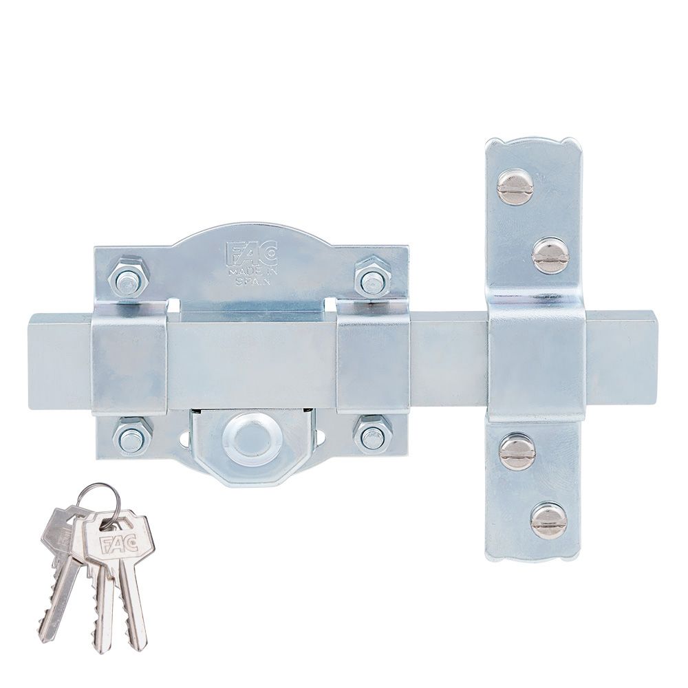 Fechadura armazém galvanizado 50-r/80 f01009 fac