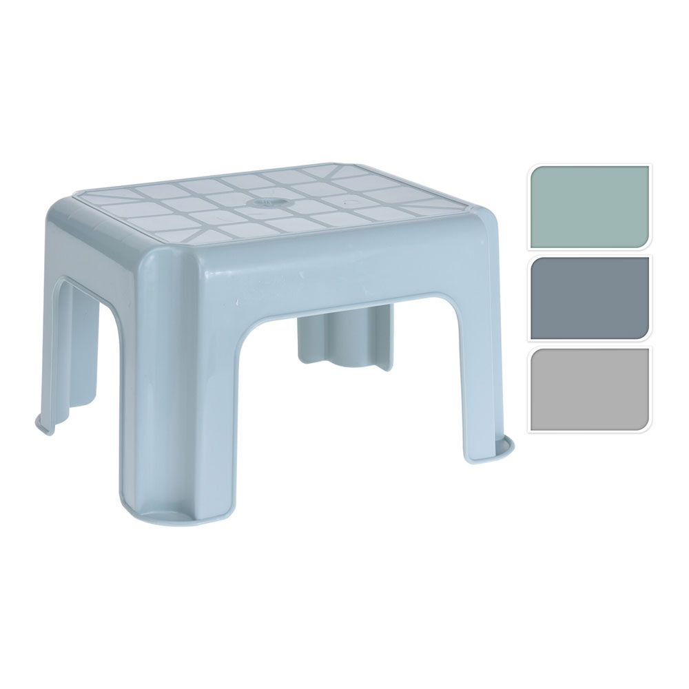 Banquinho de plastico 30x25x18cm (cores variadas) cores / modelos diversos
