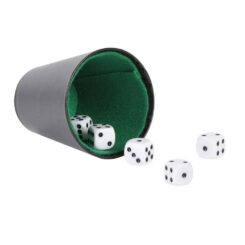 Vidro (cubilete) para jogo de dados