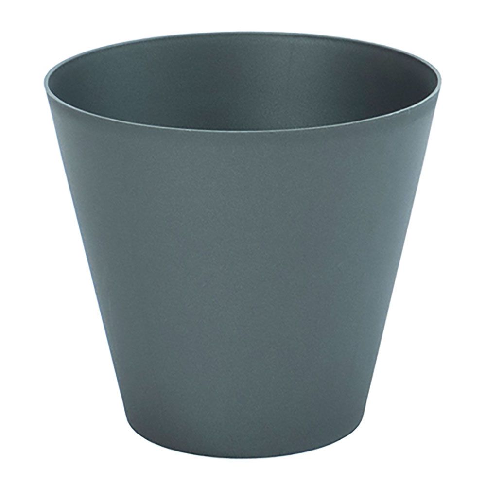 Vaso tipo cone de injeção COR antracita Ø18 cm