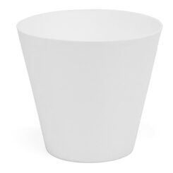 Vaso tipo cone de injeção COR branco Ø18 cm