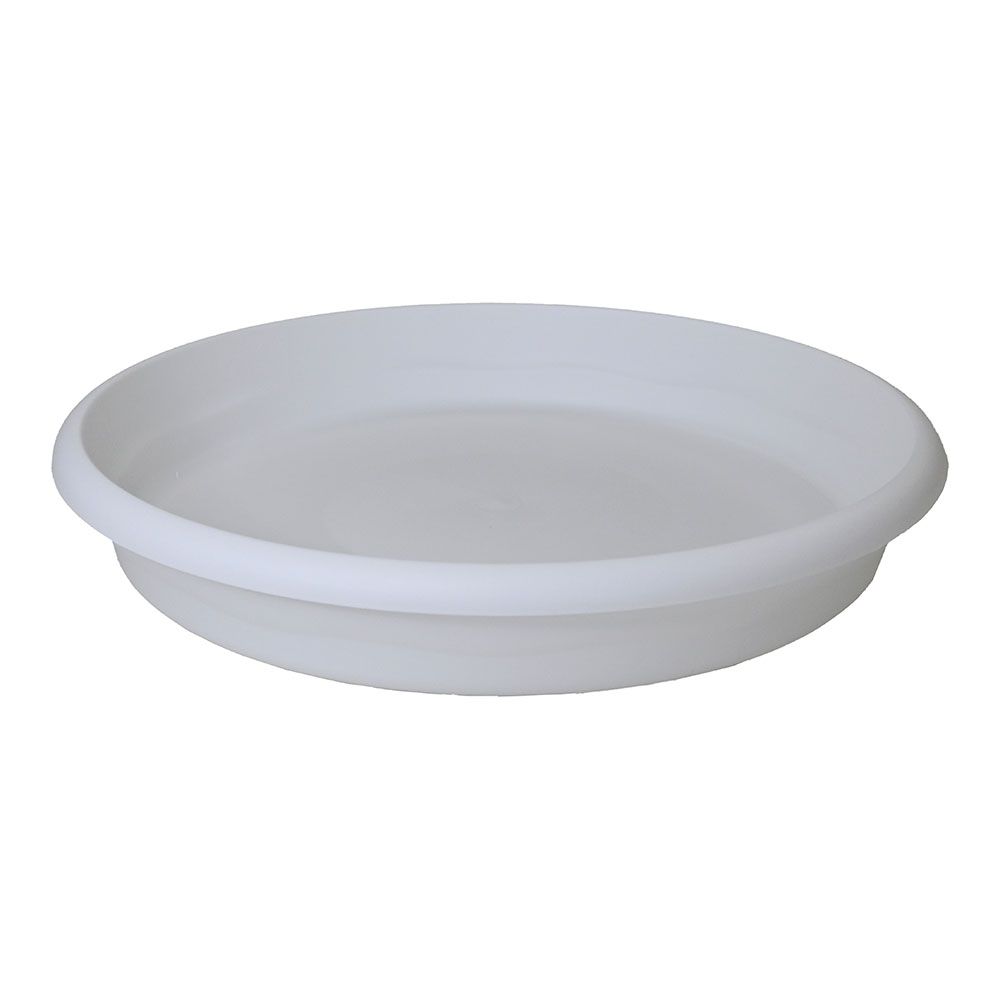 Prato de injeção COR branco Ø22 cm para vaso ref: 90585