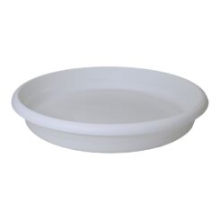 Prato de injeção COR branco Ø26 cm para vaso ref: 90586