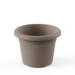 Vaso redondo cinza ø22 cm