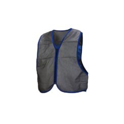 Colete refrescante reutilizável cv100, cinza, tamanho m - xl