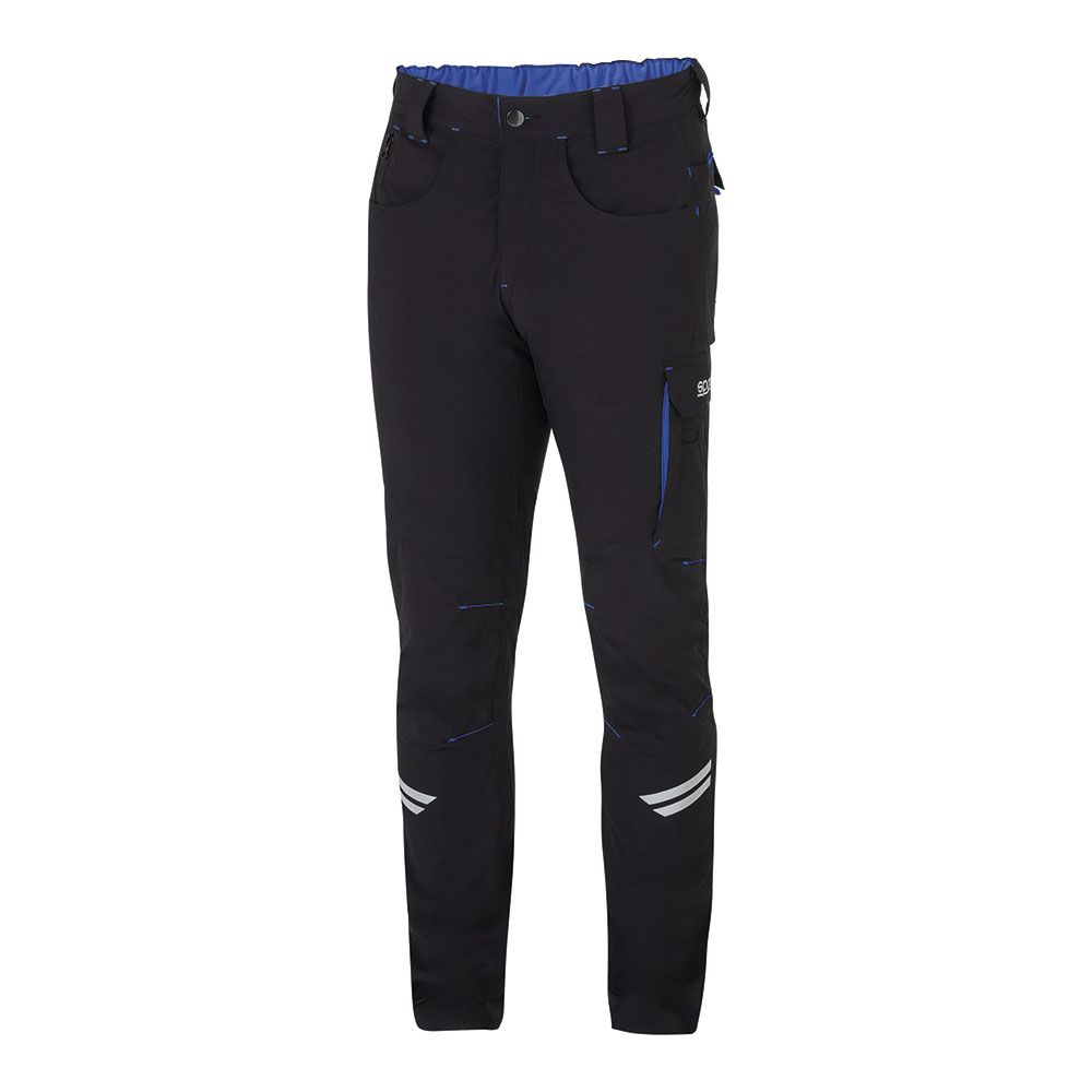 Calças tecido técnico ligeiro preto/azul kansas T5 - XXL