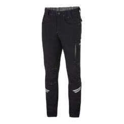 Calças tecido técnico ligeiro preto/cinza kansas T1 - S