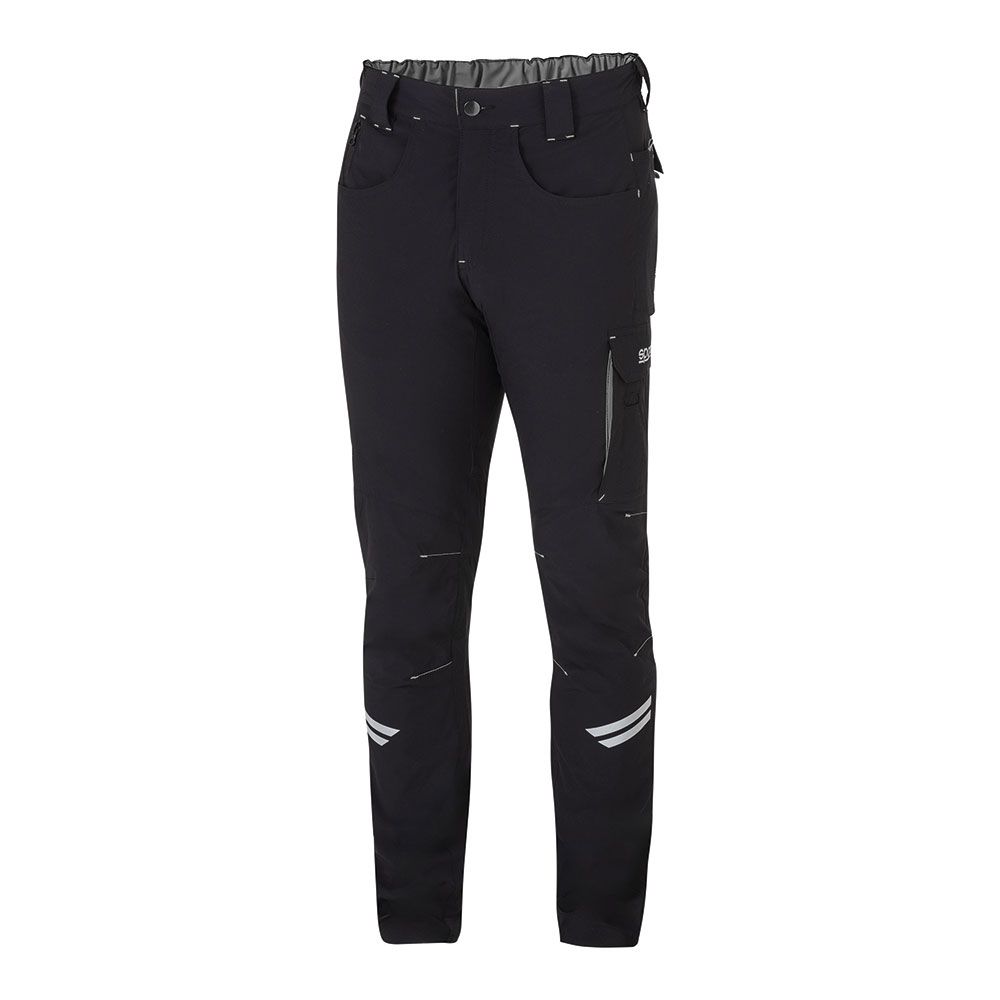 Calças tecido técnico ligeiro preto/cinza kansas T3 - L