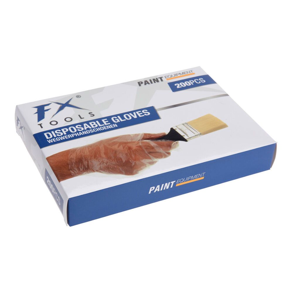Guante polietileno, desechable, transparente, caja 200 uds - Image 2