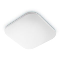 Plafon LED quadrado malva 17 w 4000 k 2000 lm 32,5 x 32,5 x 7,5 cm