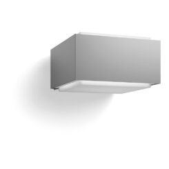 Aplique E27 LED ouriço cinza modelo 18,2 x 16 x 9,1 cm