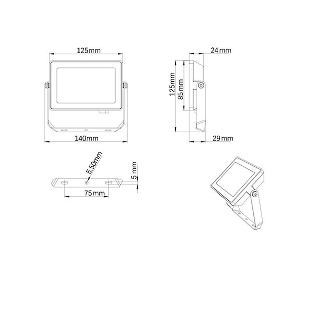 Projetor 20W 1900lm 6500K IP65 911401864284 philips - Image 2