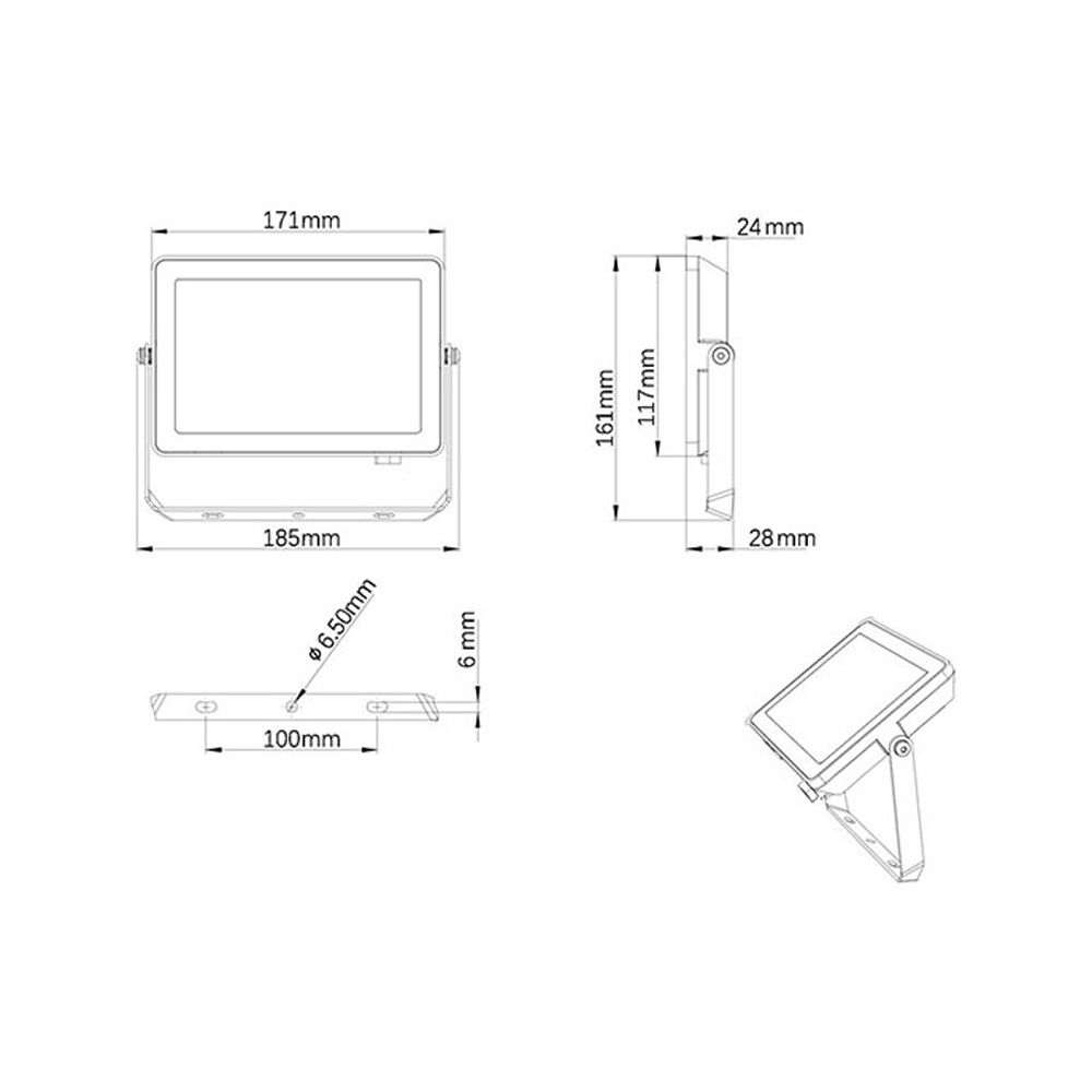 Projetor 30W 2850lm 6500K IP65 911401864384 philips - Image 2