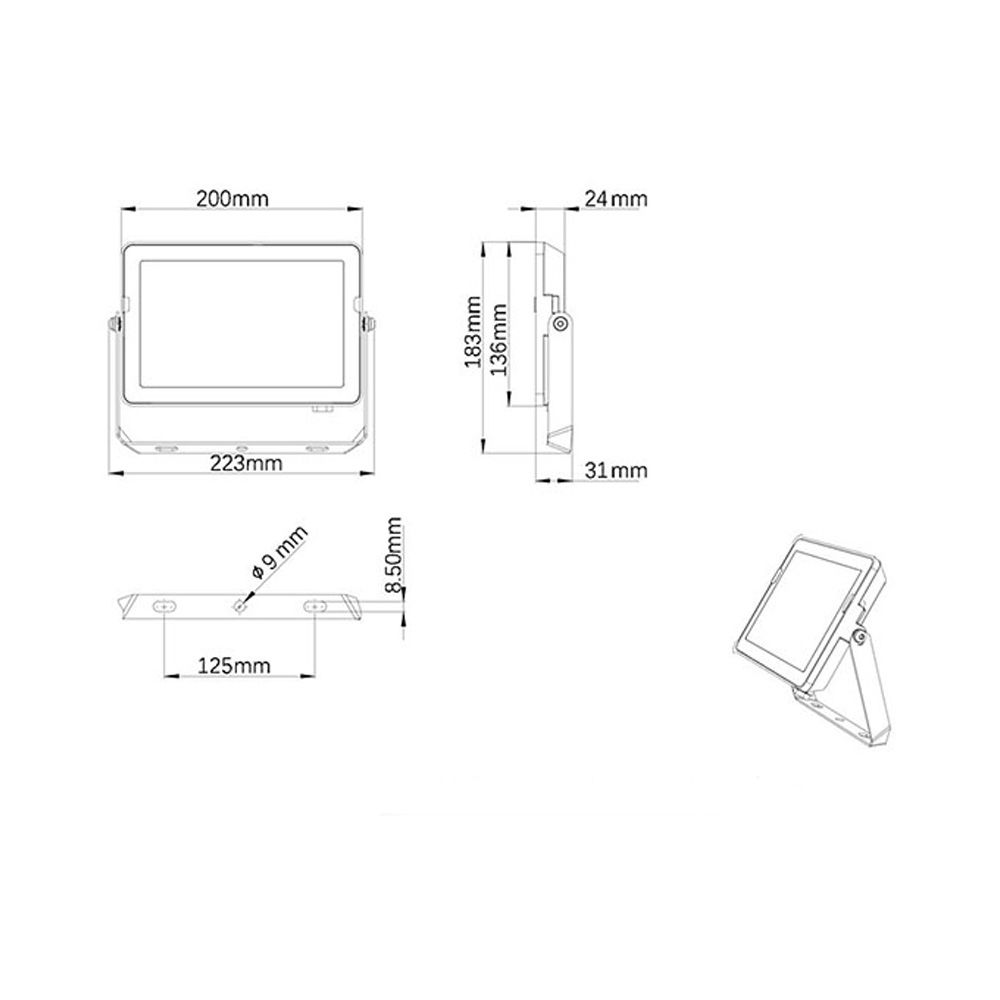 Projetor 50W 4750lm 6500K IP65 911401864484 philips - Image 2