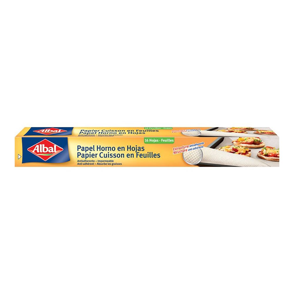 Papel de forno 16 folhas albal
