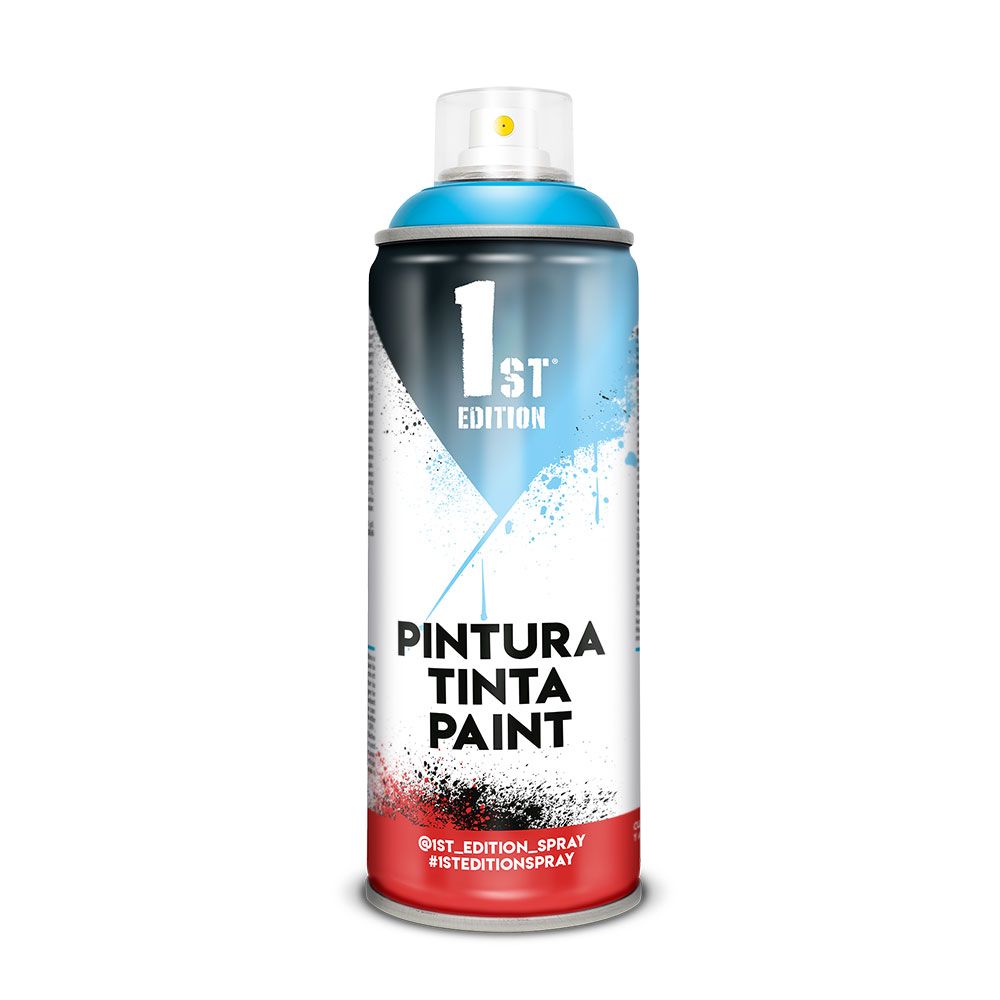 Tinta alquídica spray 520 CC REF 653 azul piscina fosco 300 ml