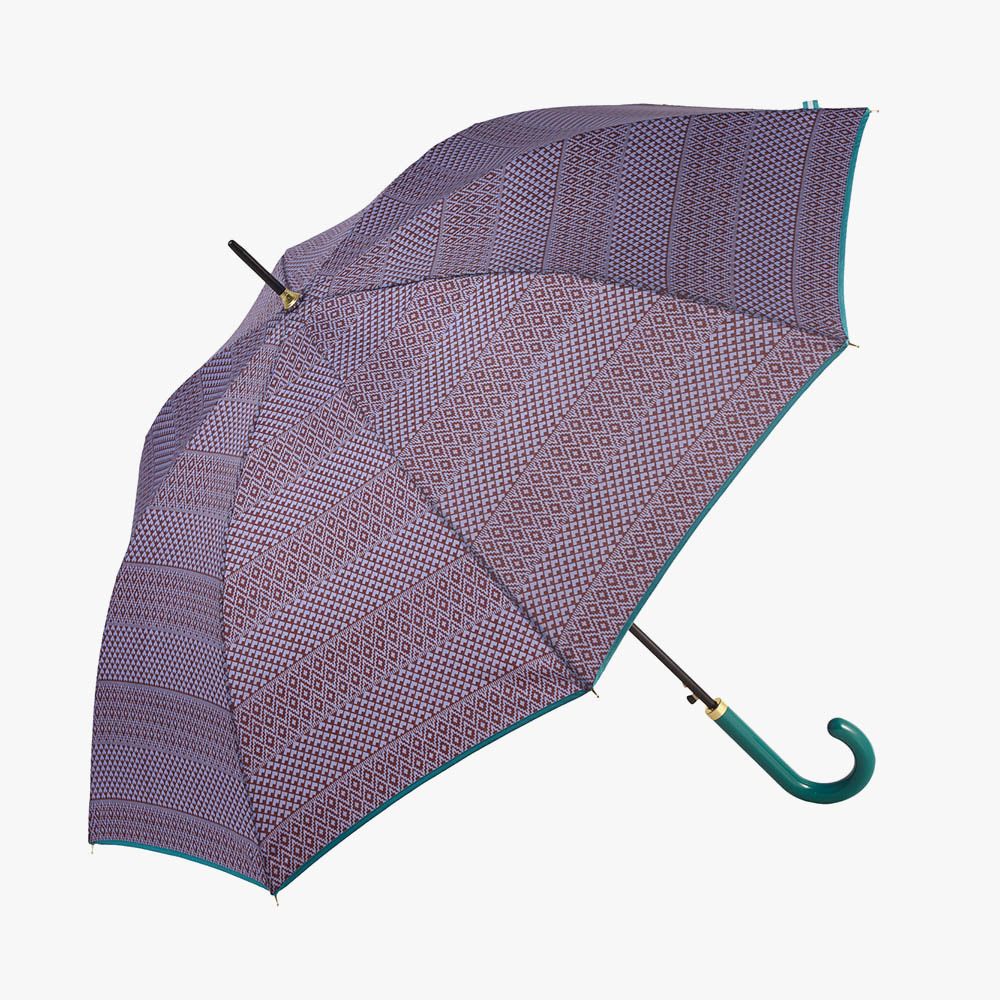 Guarda-chuva comprido automático estampado com UV 50+, cores sortidas - Image 4