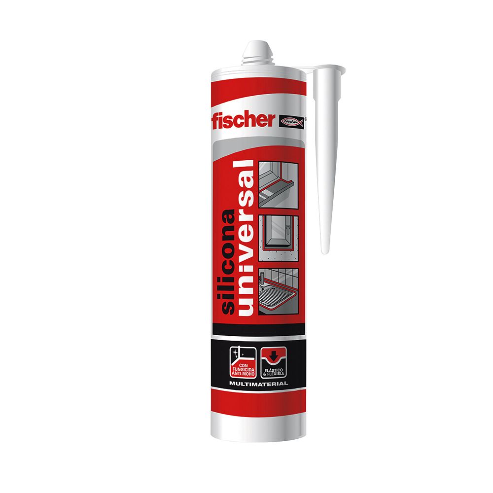 Silicona universal multimaterial blanco 280 ml