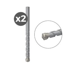 Broca para piedra d-s hm, 2 uds, ø4,00 x 38 /75 mm